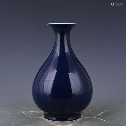 Ji blue glaze okho spring 1800 bottles of 27 x 18 cm