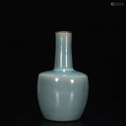 Your kiln azure glaze paper mallet bottle mouth with copper ...