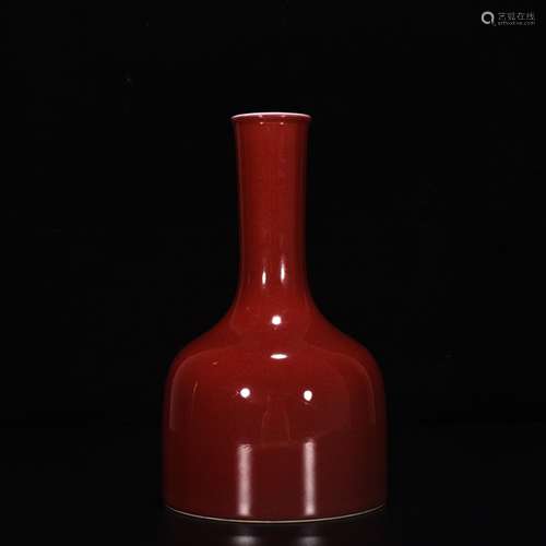 Ji red glaze bell honour (imperial inscriptions)21 cm high 1...