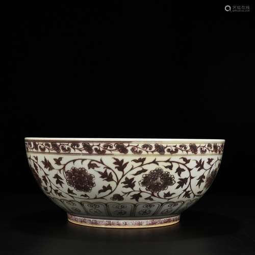 Youligong led branches peony grains bowl of 16 cm * 40, 3000