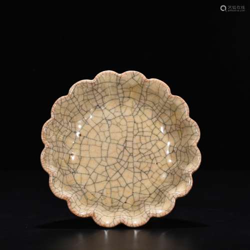 Elder brother kiln chrysanthemum petals dish wash 4.5 cm * 1...