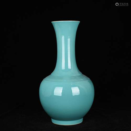 Turquoise glaze of the reward bottle antique collection 1911...