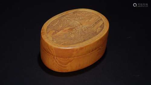 : stories of old y seal boxSize: 8.2 cm wide and 6.0 cm high...