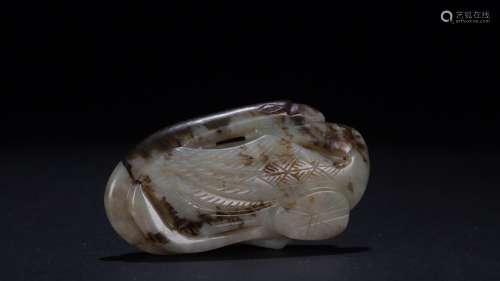 : the ancient jade gooseSize: 7.0 cm wide and 1.5 cm high 3....