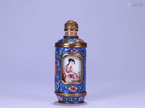 : cloisonne revolving snuff bottlesSize: 3.5 cm in diameter ...