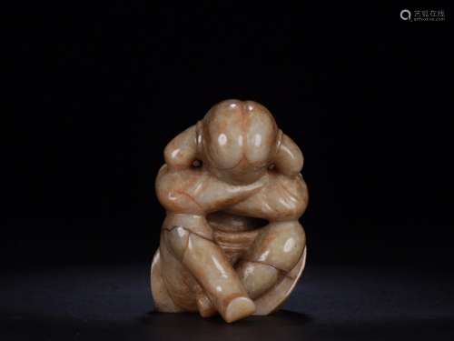 : ancient jade figures furnishing articlesSize: 4.3 cm wide ...