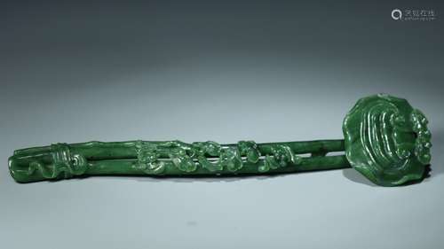 Furnishing articles, hotan jade fu to the heart satisfied.Si...