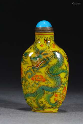 Feed: dragon snuff bottles.Size 4 x2. 4 x7. 6 cm weighs 85 g