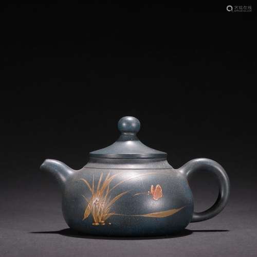 Guo-qiang MAO, purple butterfly tattoo teapot.Specification:...