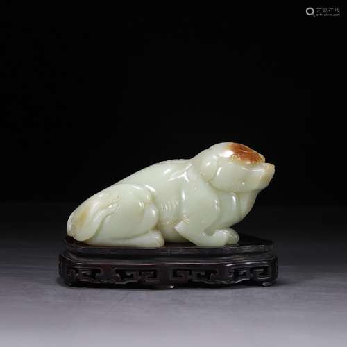 Hetian jade jade benevolent size 8.5 cm long and 16.5 cm wid...