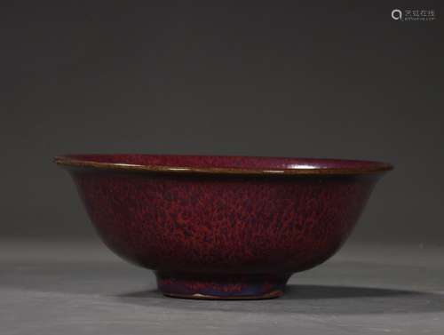 , jun porcelain bowl (ke)Size, 6 cm diameter 15 cm high