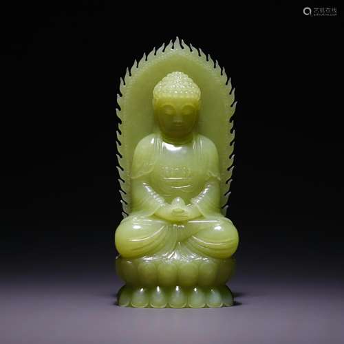 Hetian topaz Buddha Buddha sitting like, size: 13.5 * * * * ...