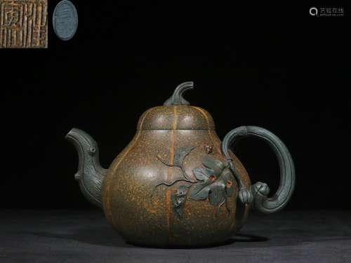 ."Wang Yinxian chlorite hand-made pumpkin form are reco...