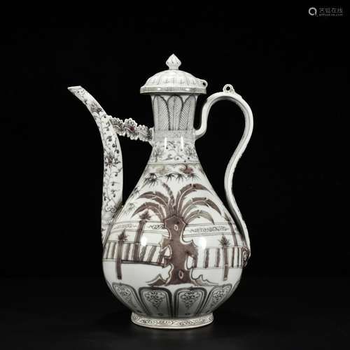 Youligong courtyard plantain grain ewer 37 cm * 26, 2400