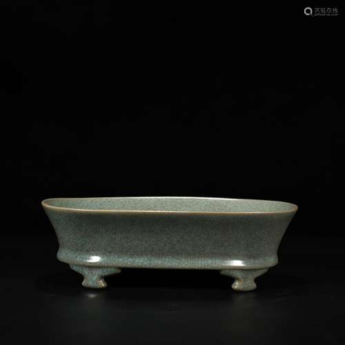 Your kiln pea green glaze narcissus basin writing brush wash...