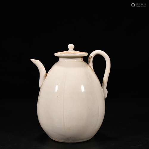 White porcelain surplus money melon leng xing kiln pot 15 60...