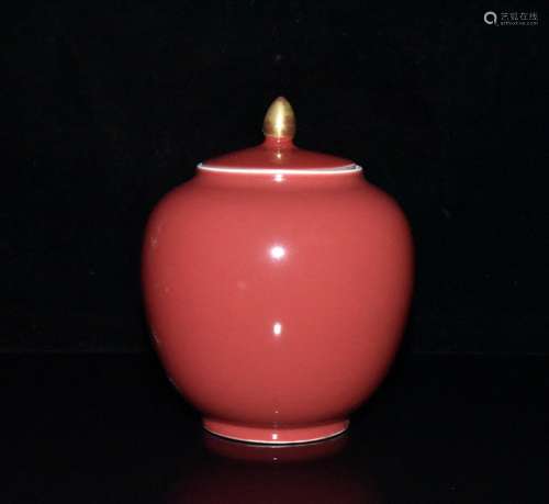 Ji red colour tea pot 13.8 x11cm of 600