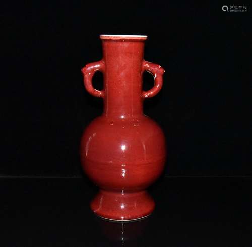 31.5 x15cm 900 ji red glaze double ears