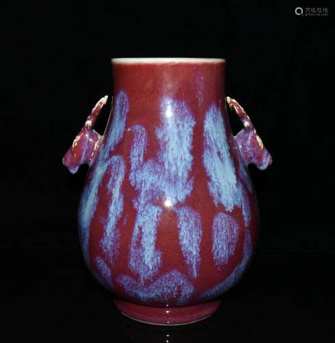 Ji red kiln on deer head x22cm 27.5 600