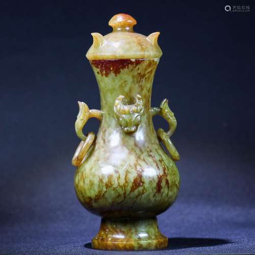 Old jade hetian jade jade bottle furnishing articles of the ...