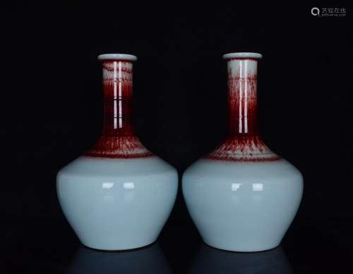 Powder green variable glaze Dan a bottle;34 x22;8460022330 t...