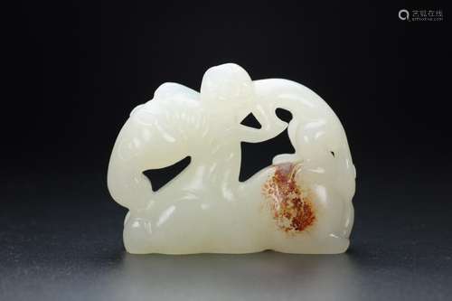 Hetian jade seal hou delicate jade oil moisten immediately w...