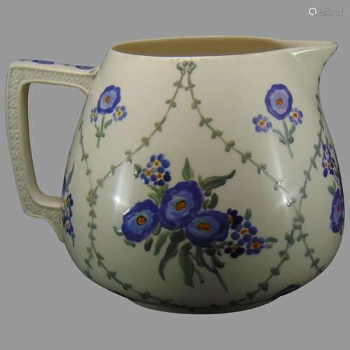 Willets Belleek (American) Enameled Floral Design Cider/Lemo...