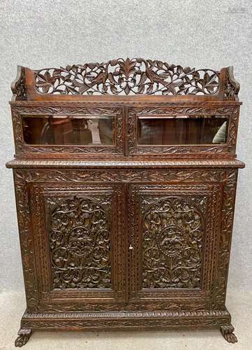 Good Anglo Indian Padouk Cabinet