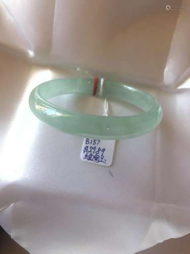 Caliber 57mm Natural Burma “A” Jadeite Old Pit High Ice Brac...