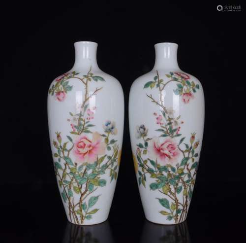 Mei bottle a pastel flowers lines;28 x12;8560061540 yyp