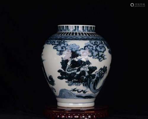 Kiln porcelain YunLongWen big tank 3600 31 * 26 cm tall