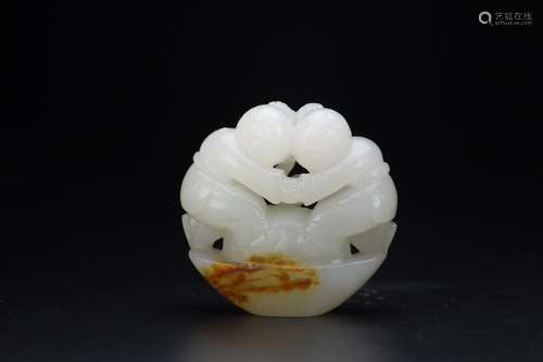 Hetian jade lad to send goods and exquisite jade oil moisten...