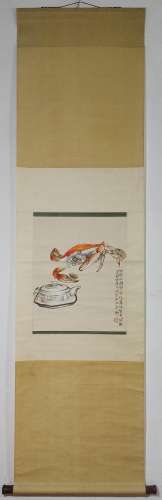 郑乃珖 crab heart picture vertical size 49 x 40 cm