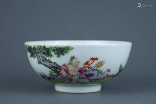 Figure bowl - pastel character poems14 cm height 6.3 cm, dia...