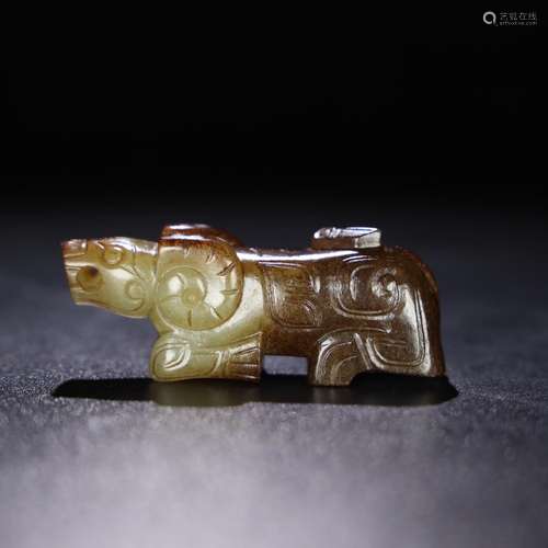 Hetian jade benevolent, exquisite jade oil moisten, carver e...