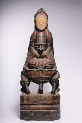 Guanyin cave, carved lacquer53 cm high, 19.7 cm long, 12.5 c...