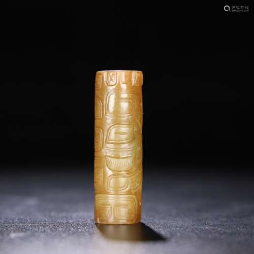 Hetian jade son, exquisite jade oil moisten, carver exquisit...