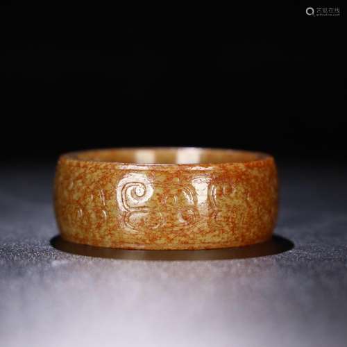 Hetian jade bracelet, exquisite jade oil moisten, carver exq...