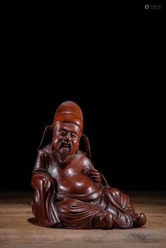 Lobular boxwood li bai drunken, 14 long 9.5 high 14 cm wide