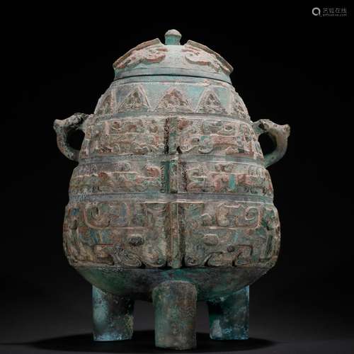 Gluttonous grain, bronze GUI jie.Specification: high 32 225 ...