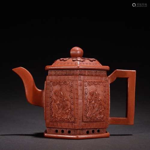 Fu ji with stories of purple clay teapots.Specification: hig...