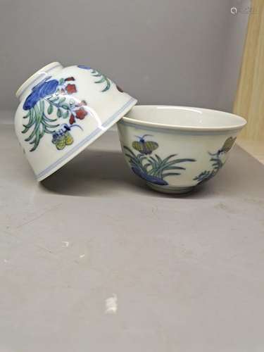 Chenghua dou decorated disk cup