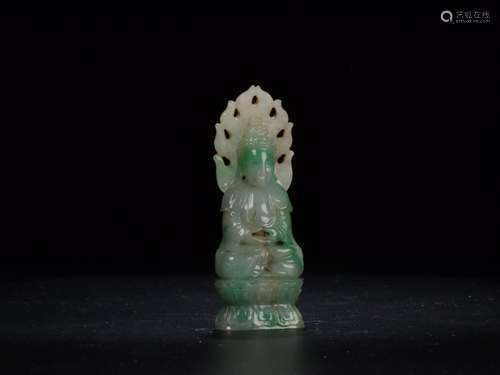 : jade guanyin furnishing articlesSize: 2.6 cm wide and 1.4 ...