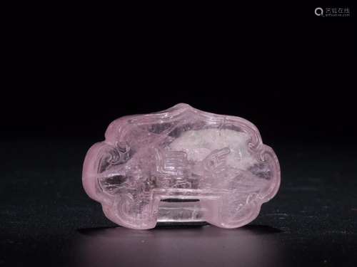 pink tourmaline pendantSize: 4.6 cm long 1.6 cm high 2.9 cm ...