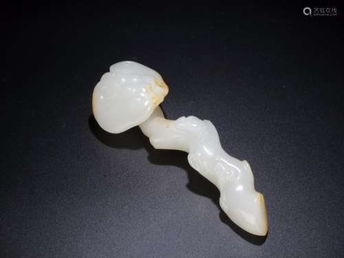 : hetian jade good lucky for youSize: 14.7 cm wide and 5.3 c...