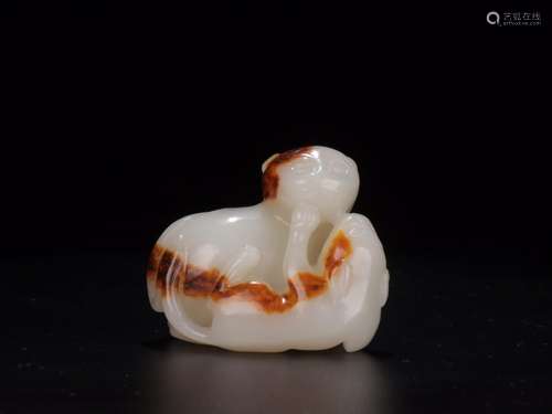 : hetian jade double the badger the pieceSize: 5.8 cm wide a...