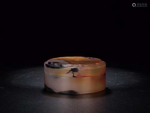 : agate lines cover box flowersSize: 5.4 cm in diameter 2.5 ...