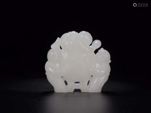 : hetian jade the lad drums furnishing articlesSize: 6.0 cm ...