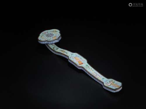 : enamel CaiTuan life of grainSize: 28.8 cm wide and 7.5 cm ...