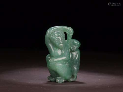 : jade generation generation seal hou pendantSize: 3.3 cm wi...